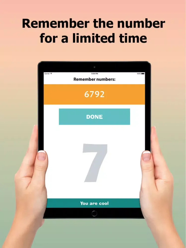 Numbers™ iPad 應用截圖