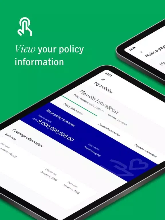 Capturas de pantalla de PH Manulife Online iPad 