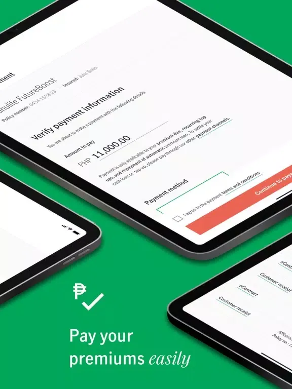 Capturas de pantalla de PH Manulife Online iPad 