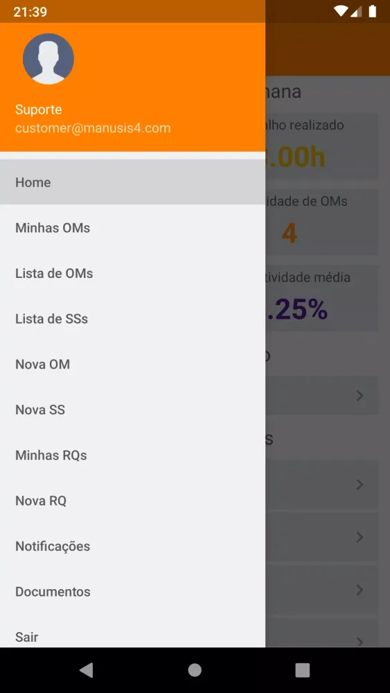 Manusis Mobile Screenshots