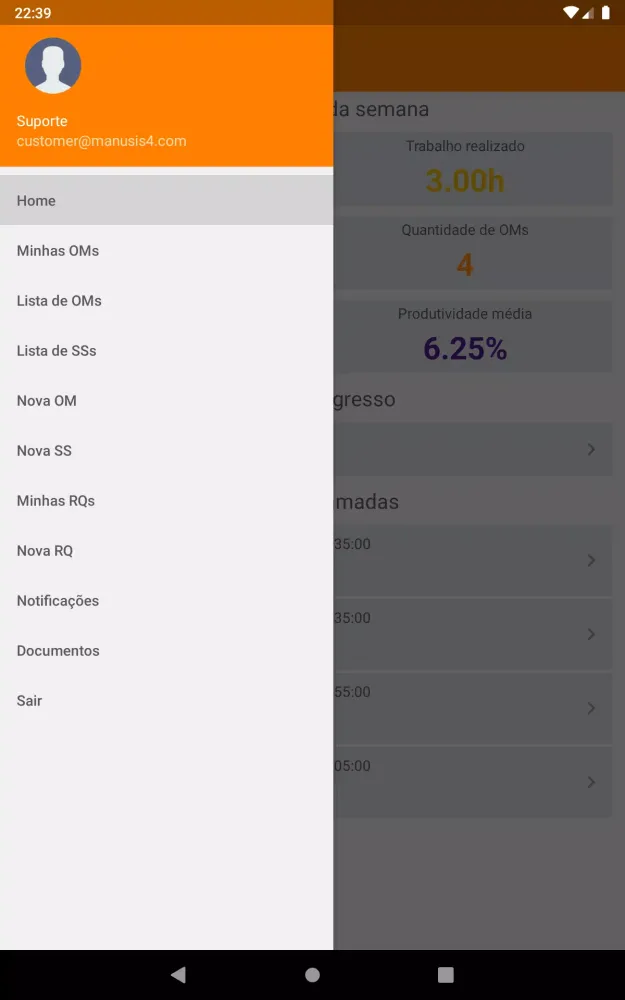 Manusis Mobile Screenshots