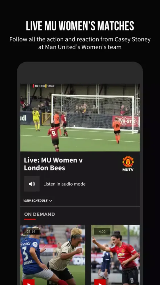 Tangkapan skrin MUTV - Manchester United TV