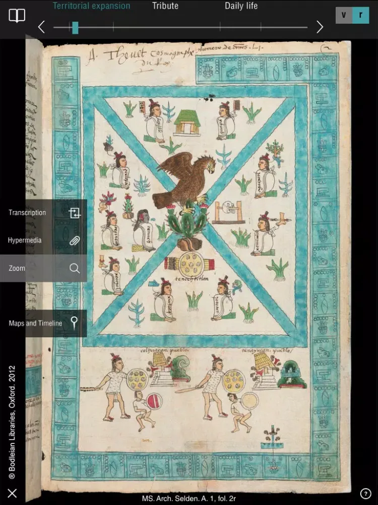 Codex Mendoza iPad 應用截圖