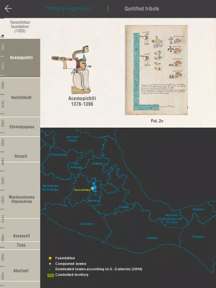 Codex Mendoza iPad 應用截圖