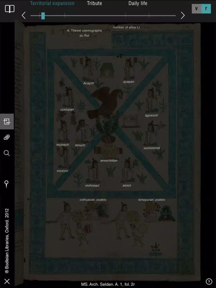 Codex Mendoza iPad 應用截圖