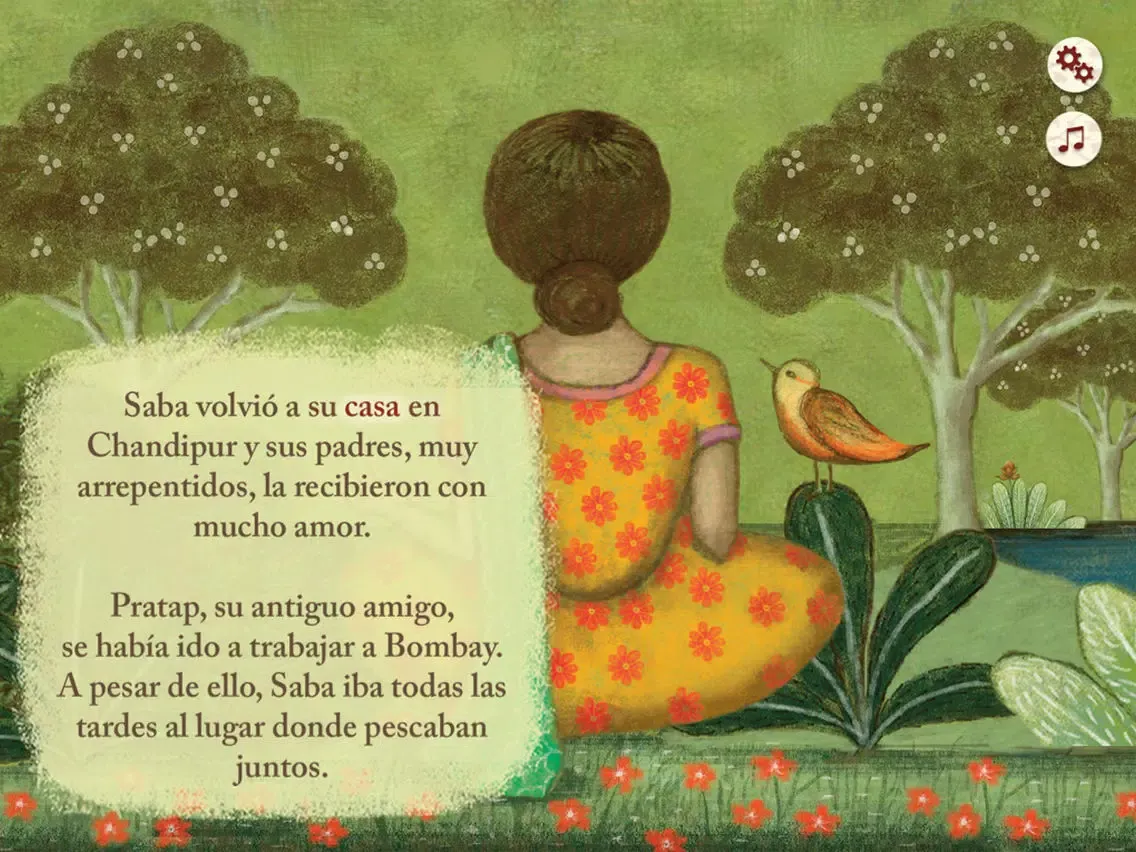 ภาพหน้าจอของ Saba de Rabindranath Tagore iPad 