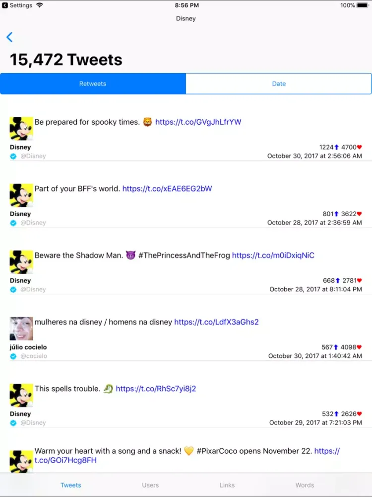 Capturas de pantalla de Charlatan for Twitter iPad 
