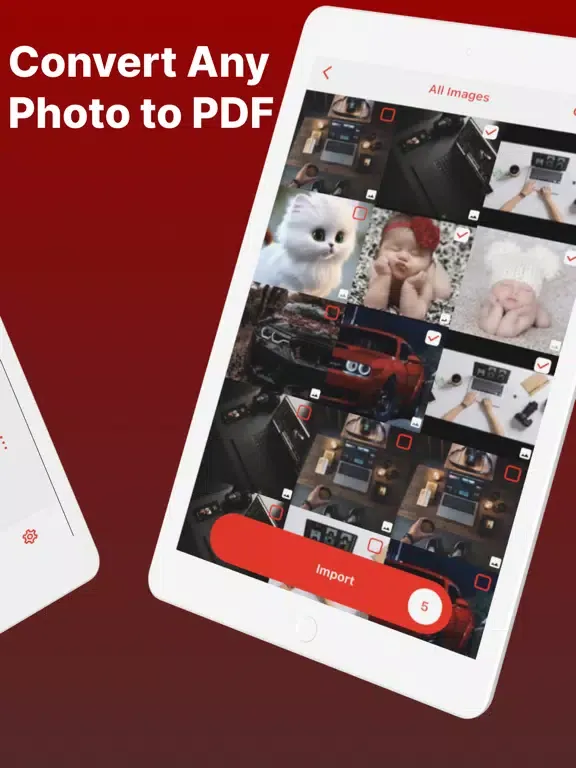 Captures d'écran de All Image To Pdf Converter iPad 