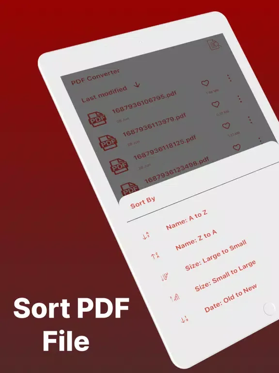 Captures d'écran de All Image To Pdf Converter iPad 