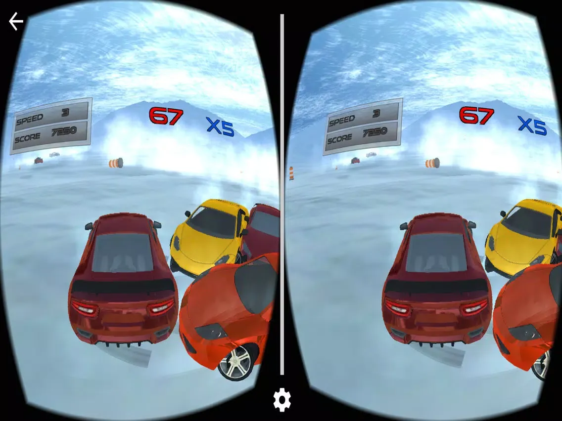 VR Real Snowy mountain Drifting game Pro iPad 應用截圖