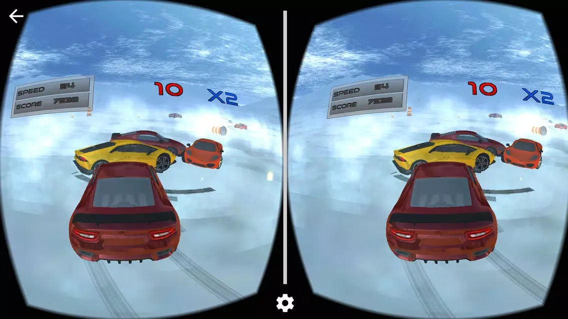VR Real Snowy mountain Drifting game Pro應用截圖