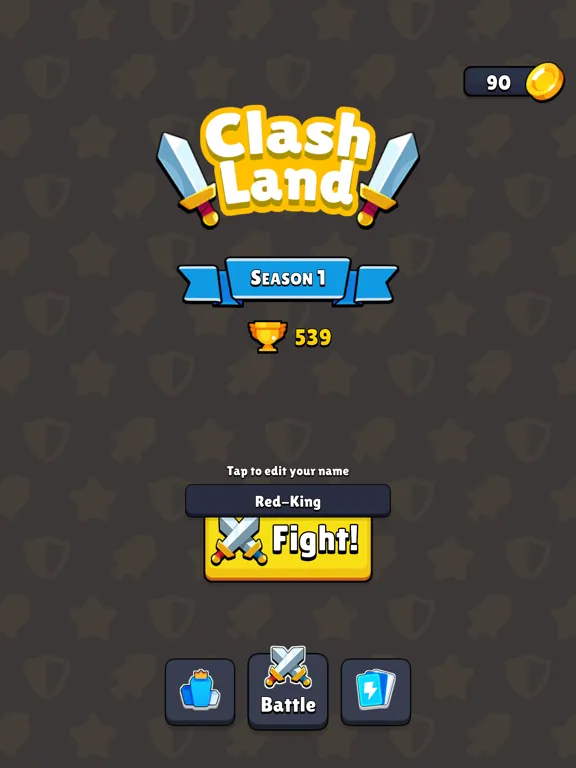 Clash Land iPad  स्क्रीनशॉट