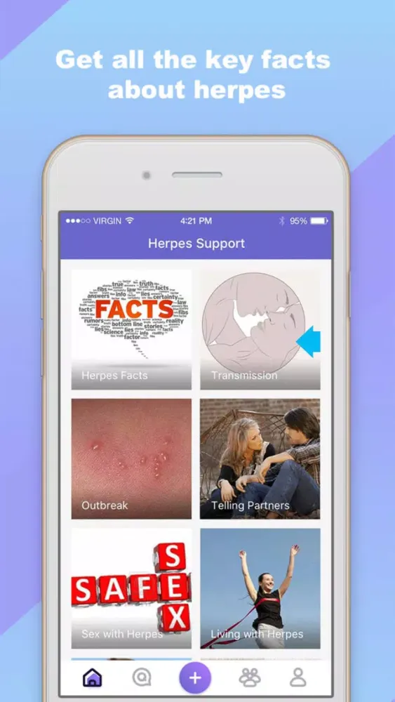 Captures d'écran de Herpes help & Support