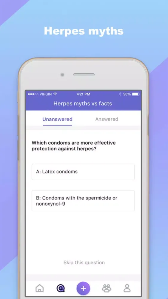 Captures d'écran de Herpes help & Support