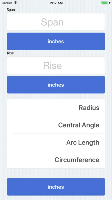 Capturas de pantalla de Radius Calculator