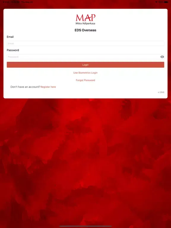 Zrzuty ekranu MAP EDS Overseas iPad 