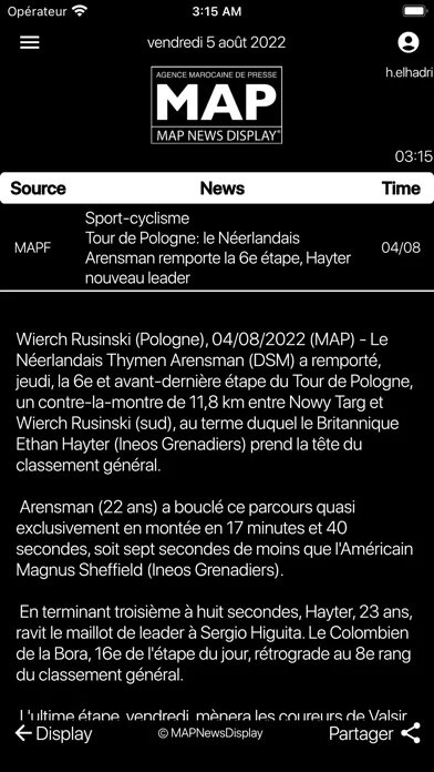 MAP News Display應用截圖