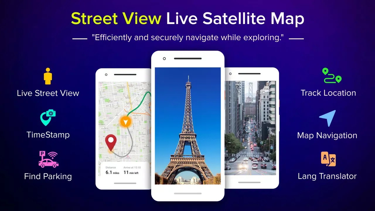 Street View Live Satellite Map Screenshots