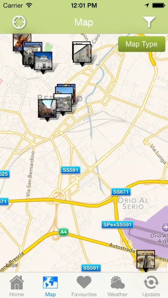 Bergamo city guide Screenshots