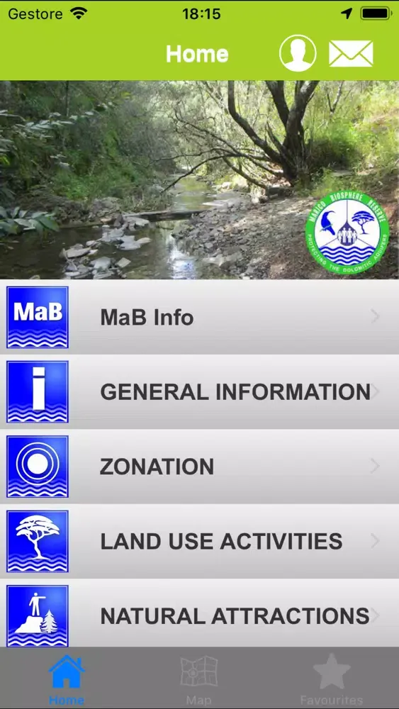 Capturas de tela do Marico Biosphere Info App