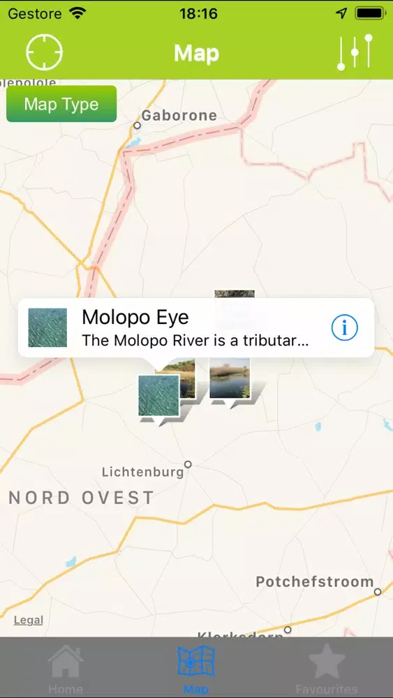 Capturas de tela do Marico Biosphere Info App