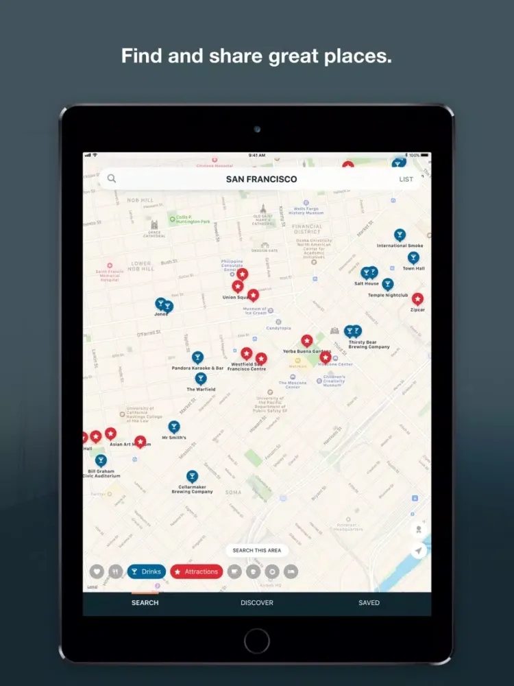 Скриншоты San Francisco Travel Maps iPad 