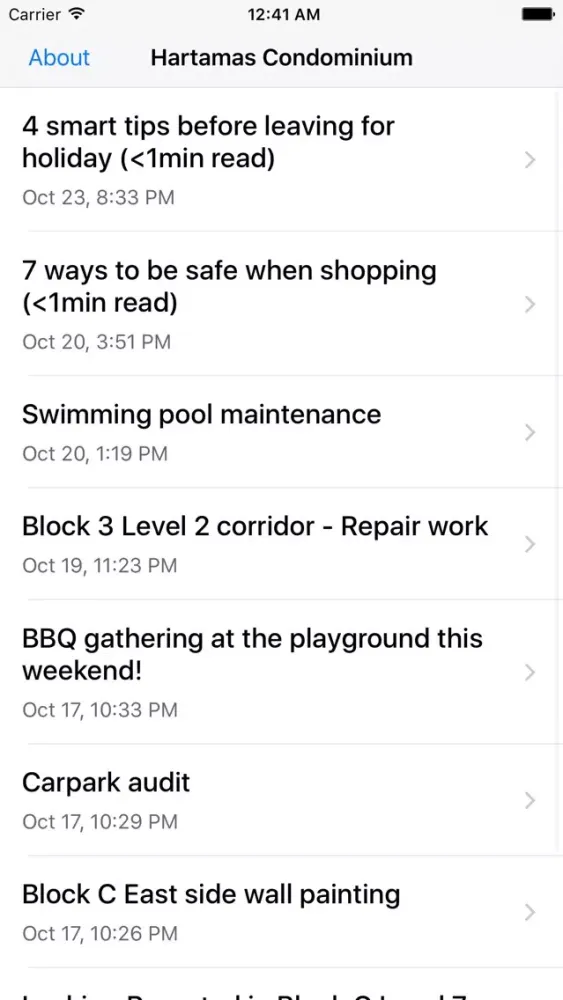 Captures d'écran de Notice App - Community Noticeboard
