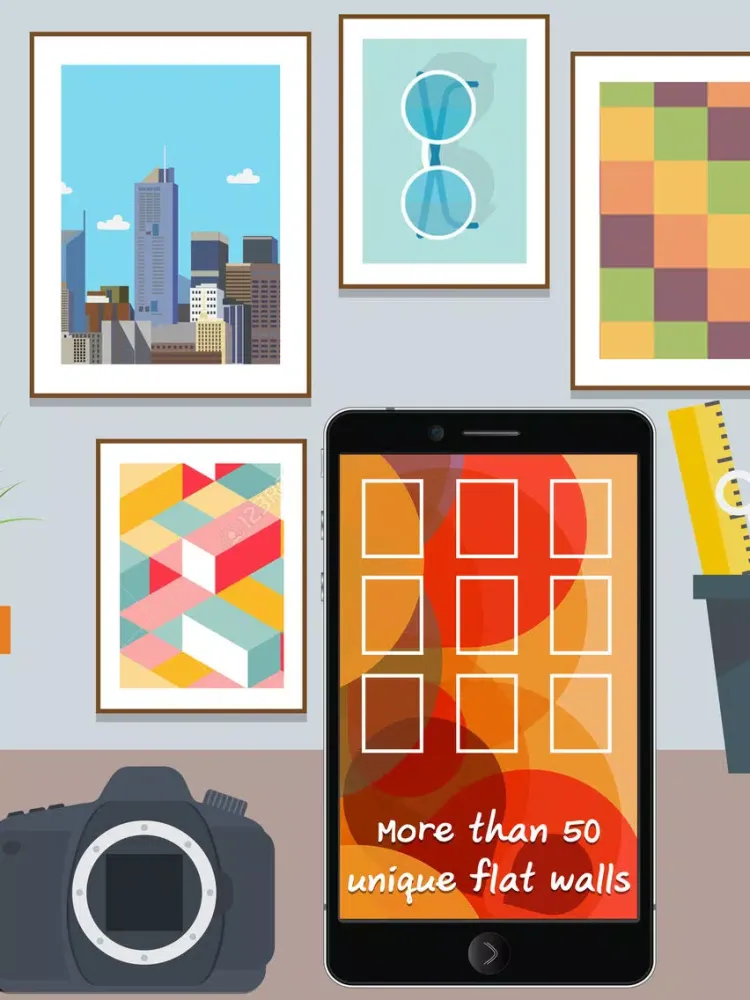 صور Flat Design Background Gallery iPad 