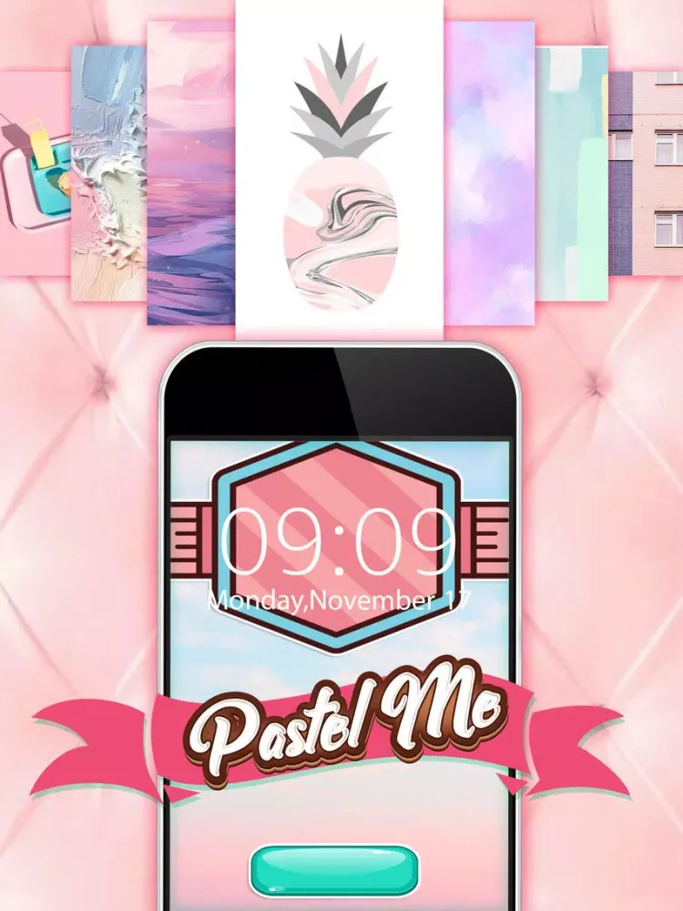 Capturas de pantalla de Lock Screen Wallpapers Design in Pastel iPad 
