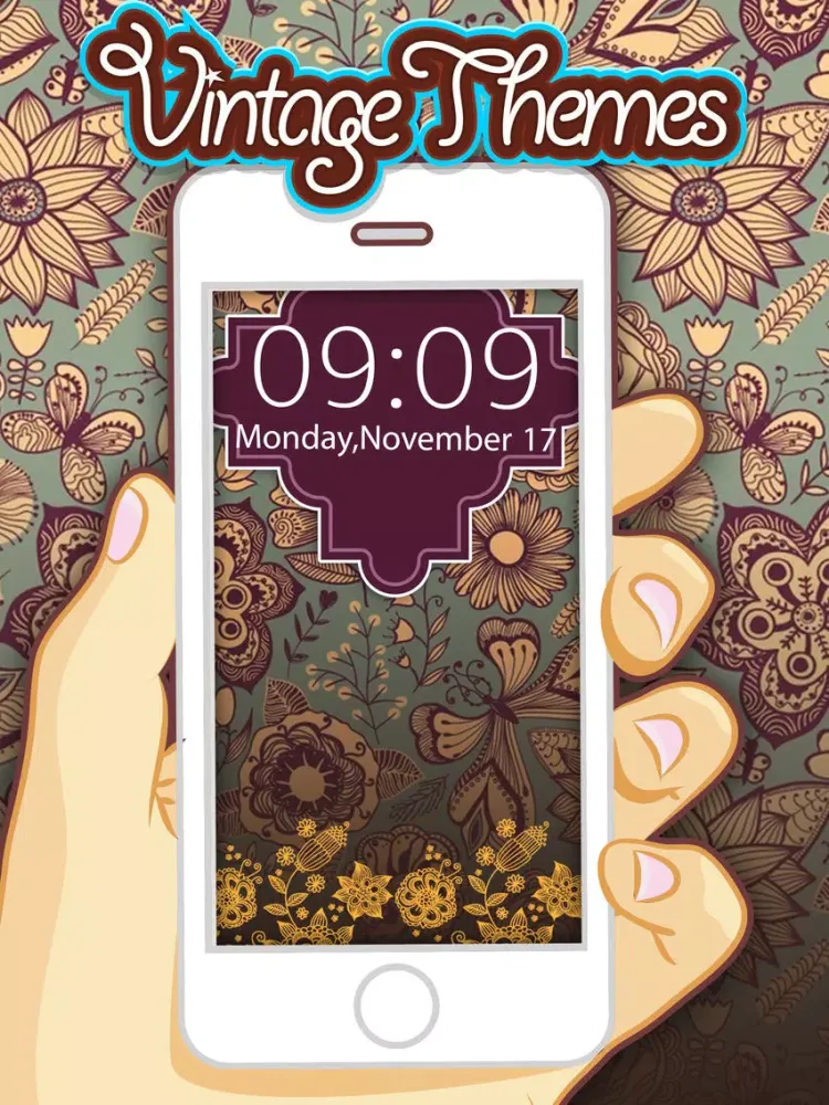 Captures d'écran de Vintage Lock Screen Filters Pro iPad 