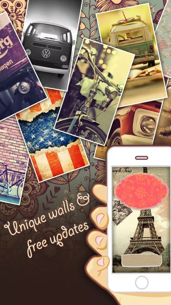 Captures d'écran de Vintage Lock Screen Filters Pro
