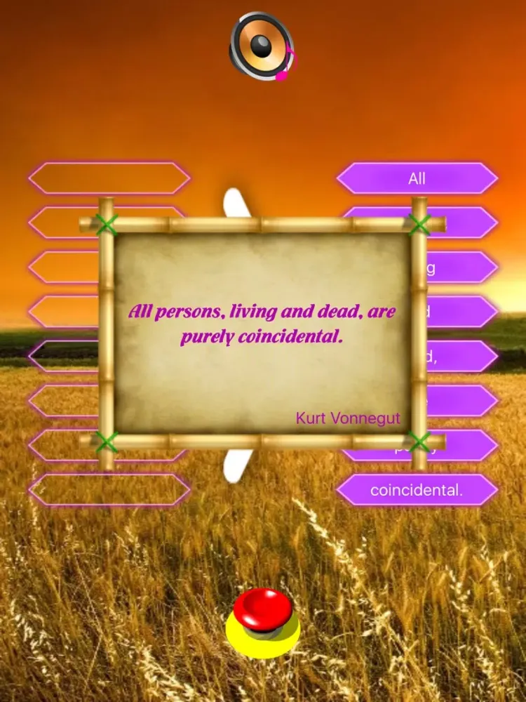 Zrzuty ekranu Proverb Scrambler iPad 