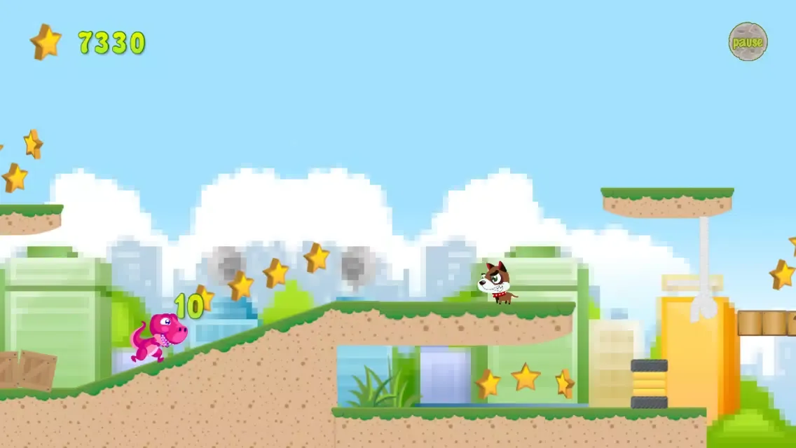 Pixel Sky Dino-saur Jurassic Escape Lite سکرین شاٹس