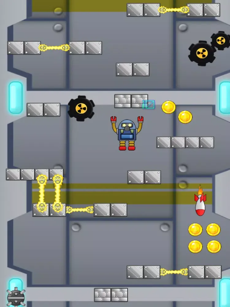 Robot Man Mega Factory Pixel Jump iPad  স্ক্রিনশট