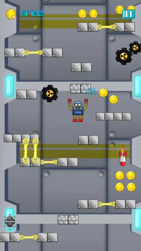 Robot Man Mega Factory Pixel Jump স্ক্রিনশট