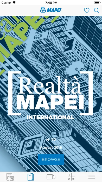Captures d'écran de Mapei App