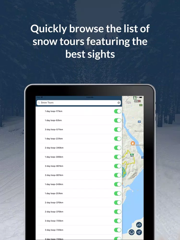 GoSnowmobiling NB 2020-2021! iPad  Screenshots