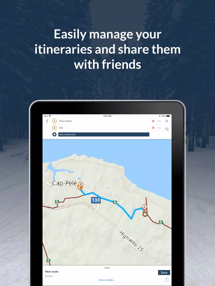 GoSnowmobiling NB 2020-2021! iPad  Screenshots