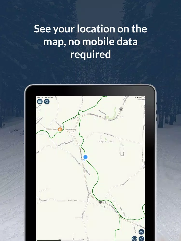 NH SnoTraveler Trails 2022 iPad  スクリーンショット