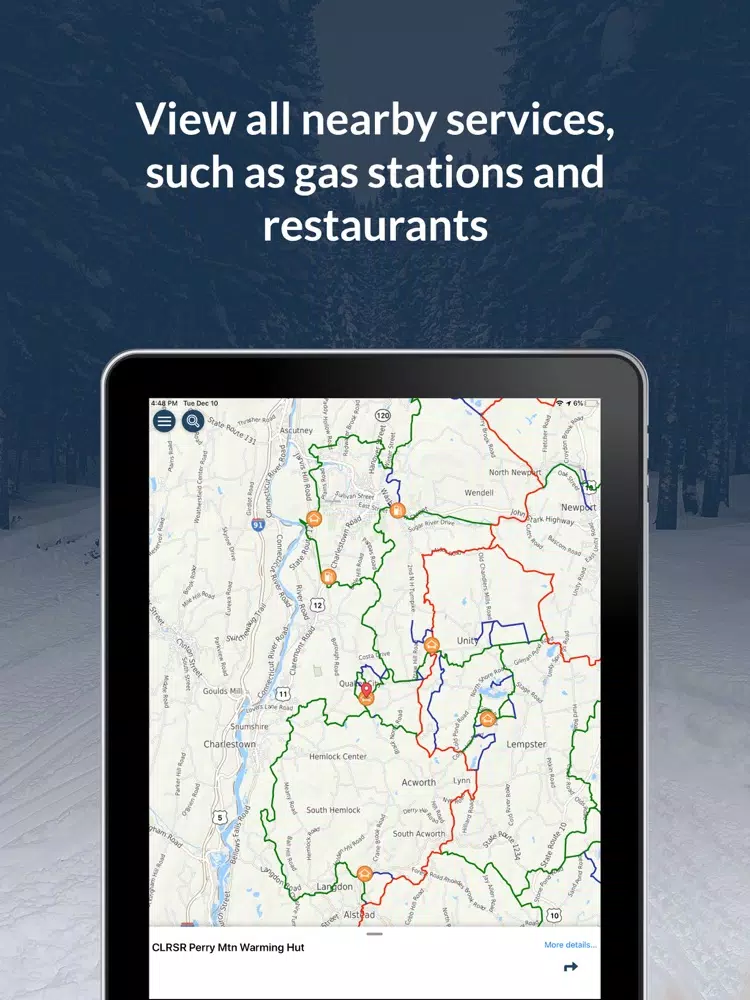 NH SnoTraveler Trails 2022 iPad  スクリーンショット