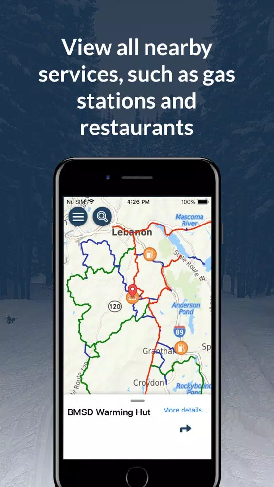 NH SnoTraveler Trails 2022 スクリーンショット