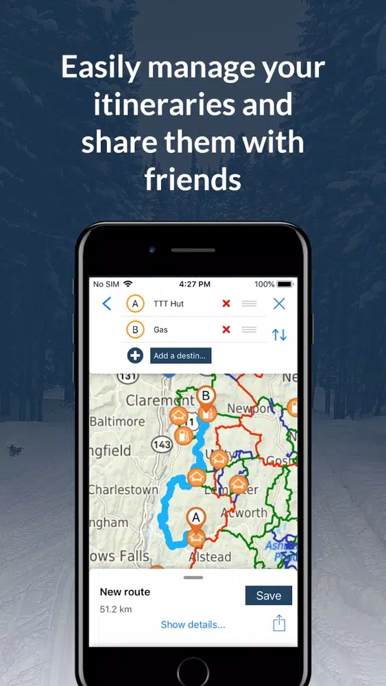 NH SnoTraveler Trails 2022 スクリーンショット