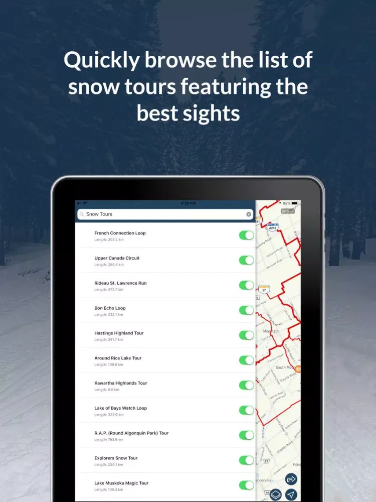 تصاویر Go Snowmobiling Ontario 2018! iPad 