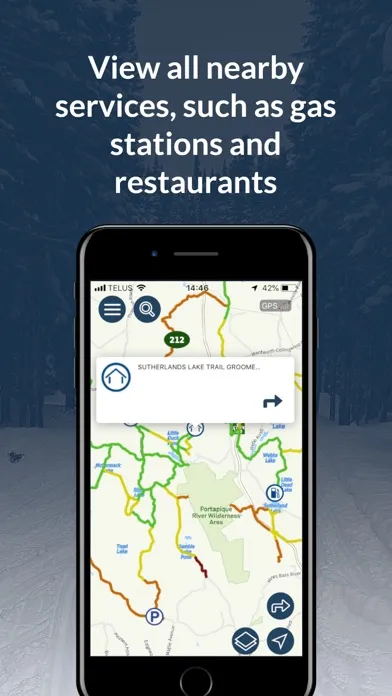 Tangkapan skrin GoSnowmobiling SANS