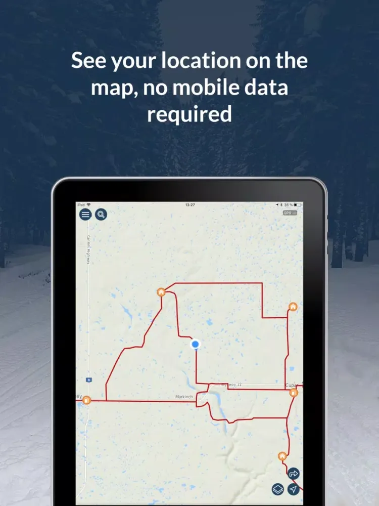 Sask Snowmobile Trails 2019-20 iPad  سکرین شاٹس