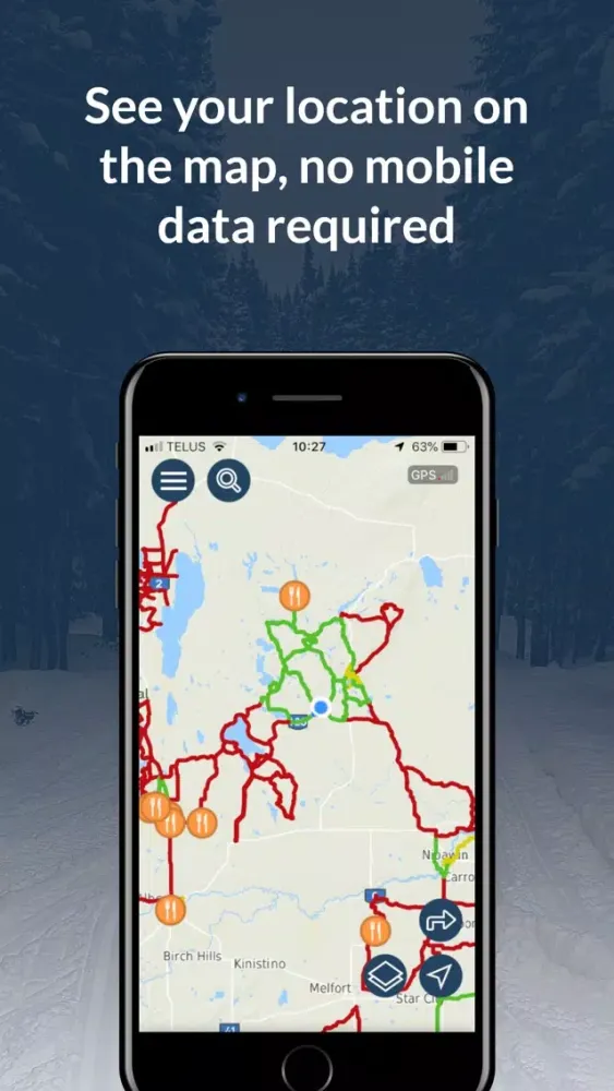 Sask Snowmobile Trails 2019-20 سکرین شاٹس