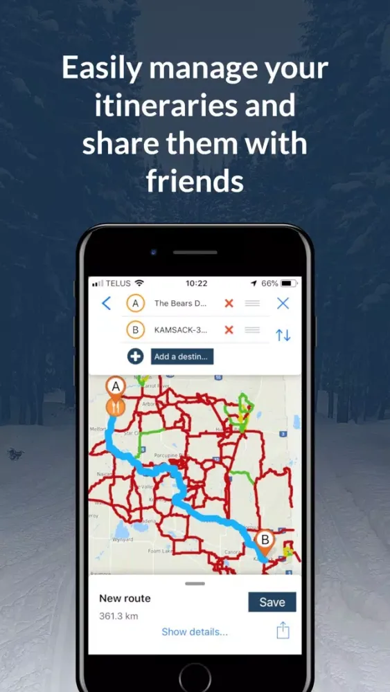 Sask Snowmobile Trails 2019-20 سکرین شاٹس