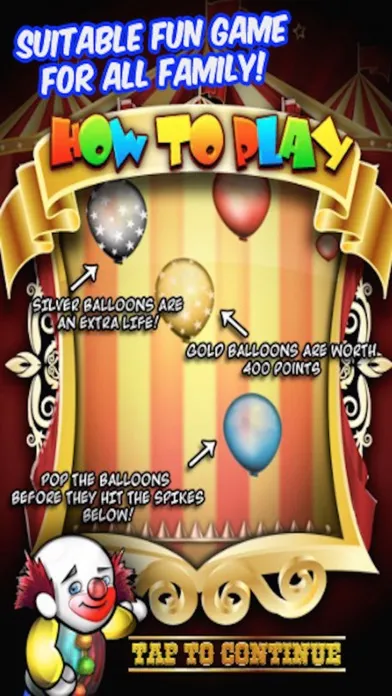 Capturas de pantalla de Circus Pop Balloons
