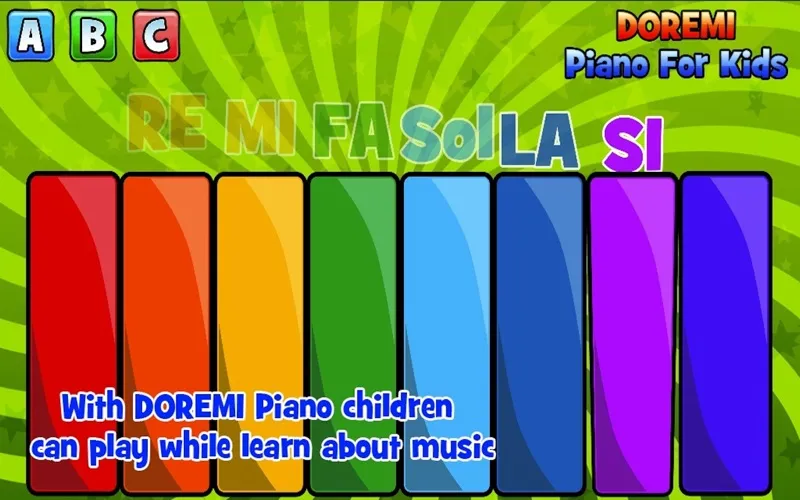 Ảnh chụp màn hình của DoReMi Piano for Kids
