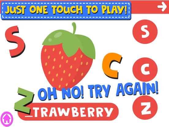 Capturas de tela do Find The Missing Letter iPad 